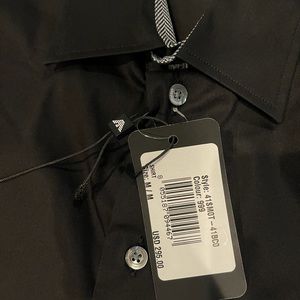 Emporio Armani Mens black dress shirt - Brand New